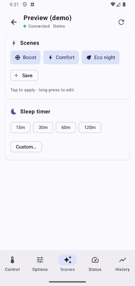 ClimaPilot – Scenes